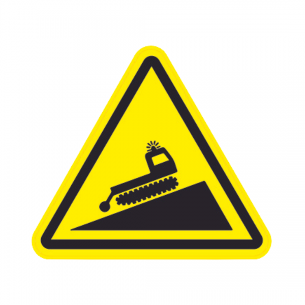 Panneau Triangle Sticker Danger Damage TRI-STI149